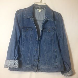 [Jones New York] denim jacket large cute cotton